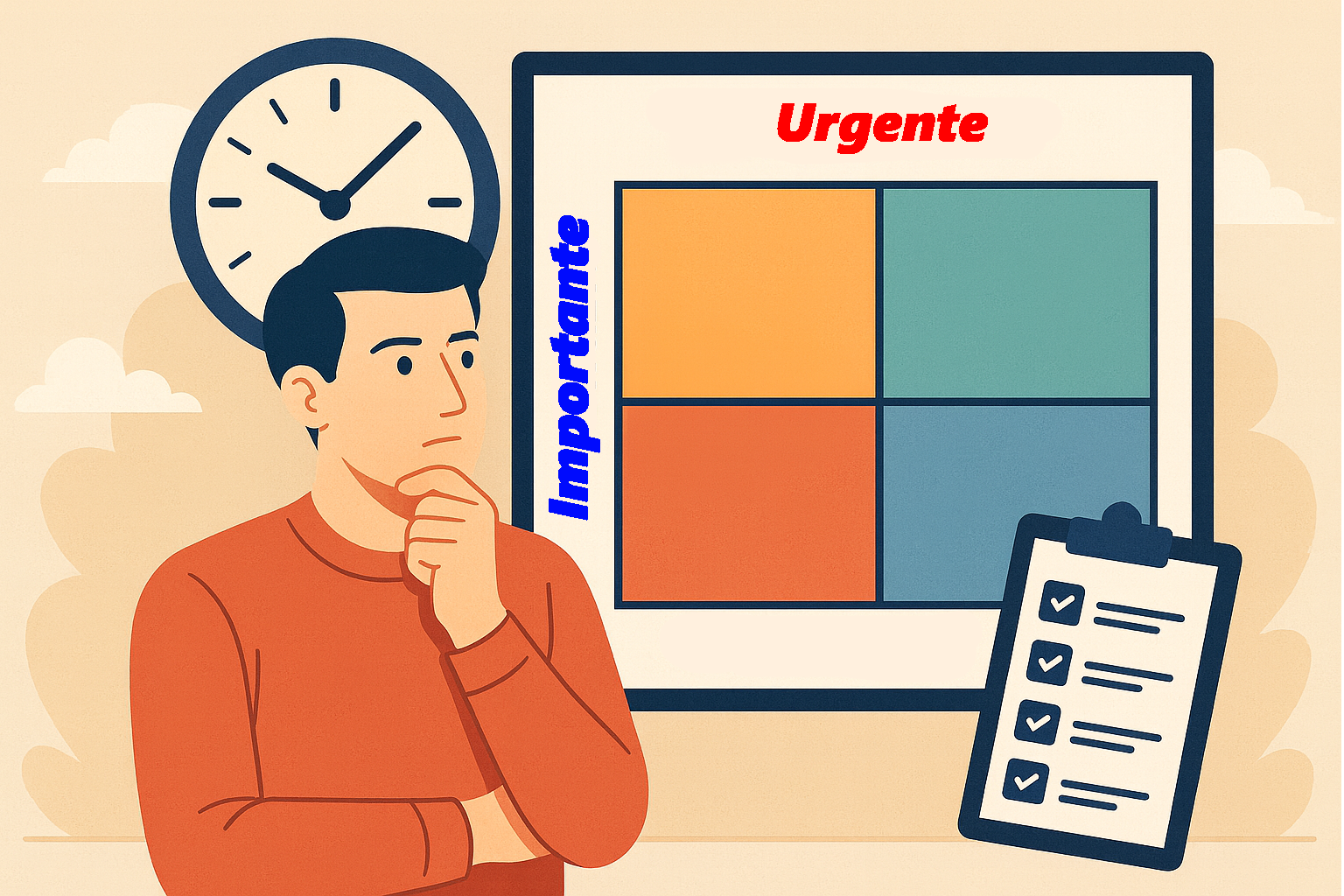 Nunca más estarás sobrecargado: Urgente vs. Importante.